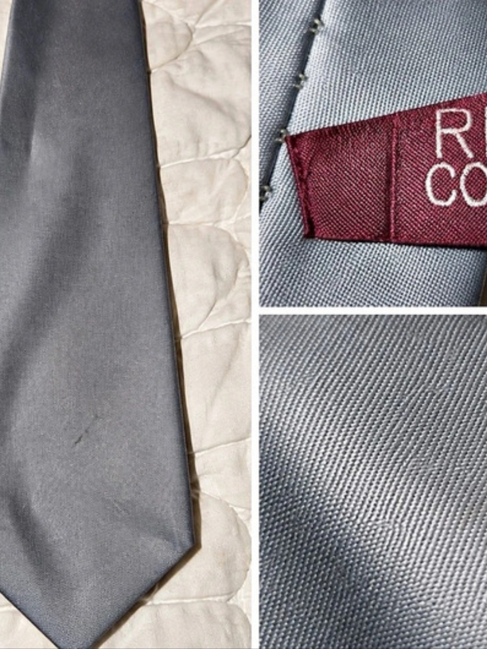 Rivcoll Gray Necktie